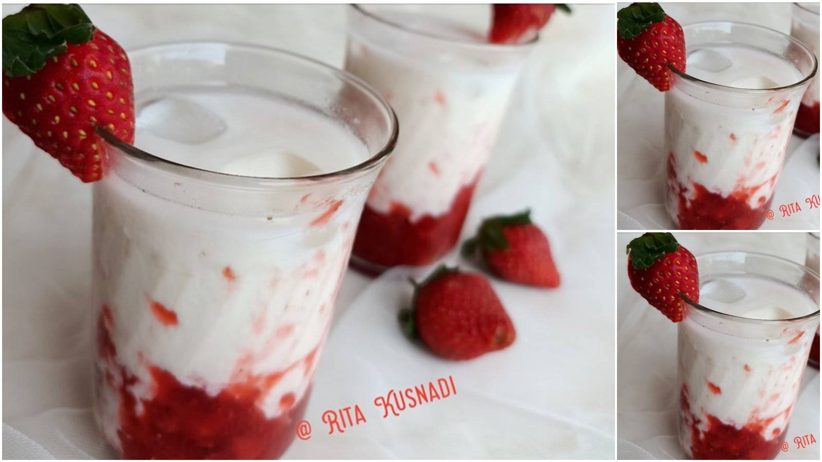 Resep Korean Strawberry Milk