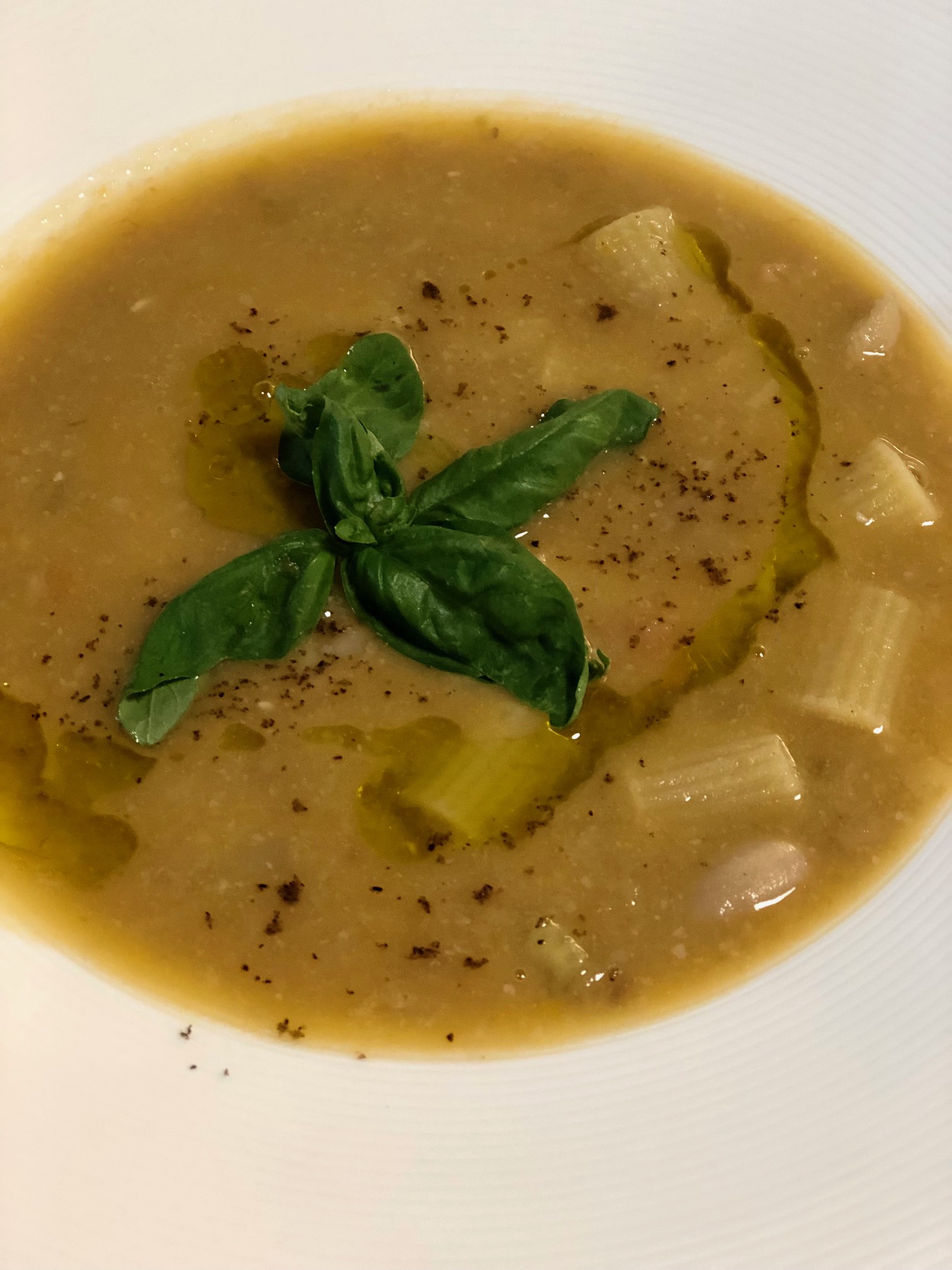 La Belle Auberge Pasta e fagioli estiva