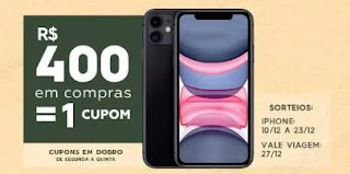 Promoção Mooca Plaza Natal 2019 IPhone 11 Todo Dia e Viagem