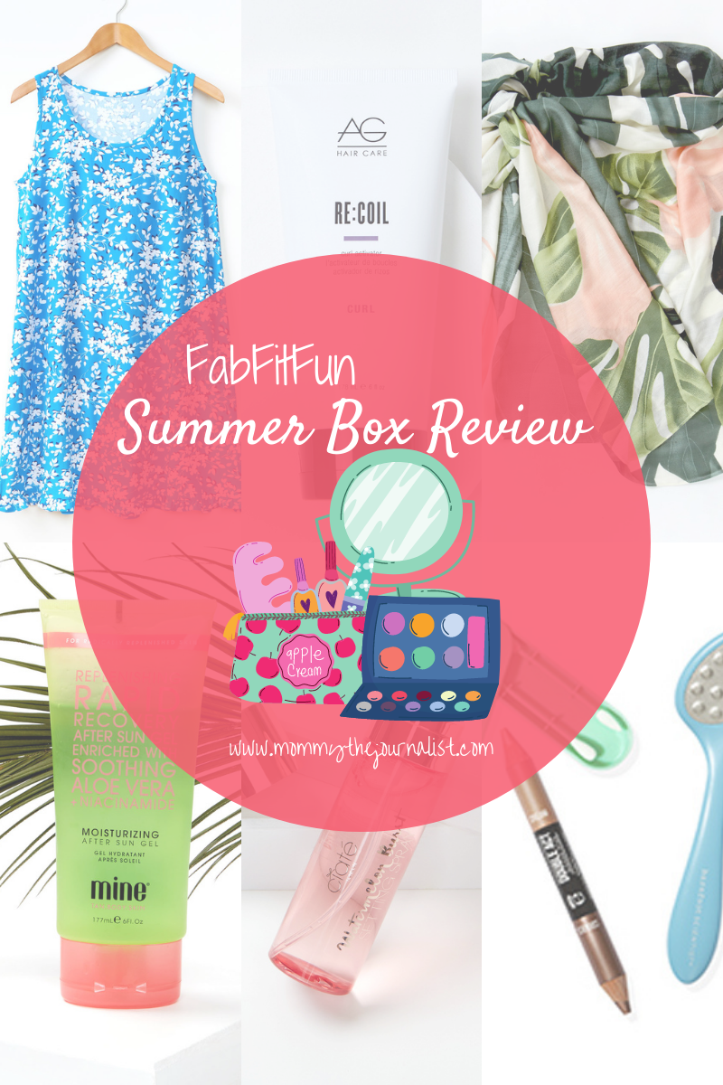 FabFitFun Summer Box Review Mommy The Journalist
