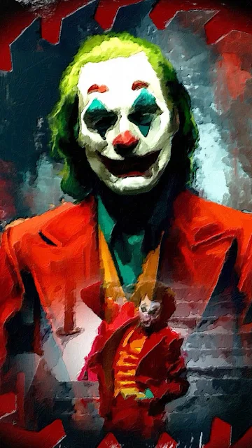 Joker art background wallpaper