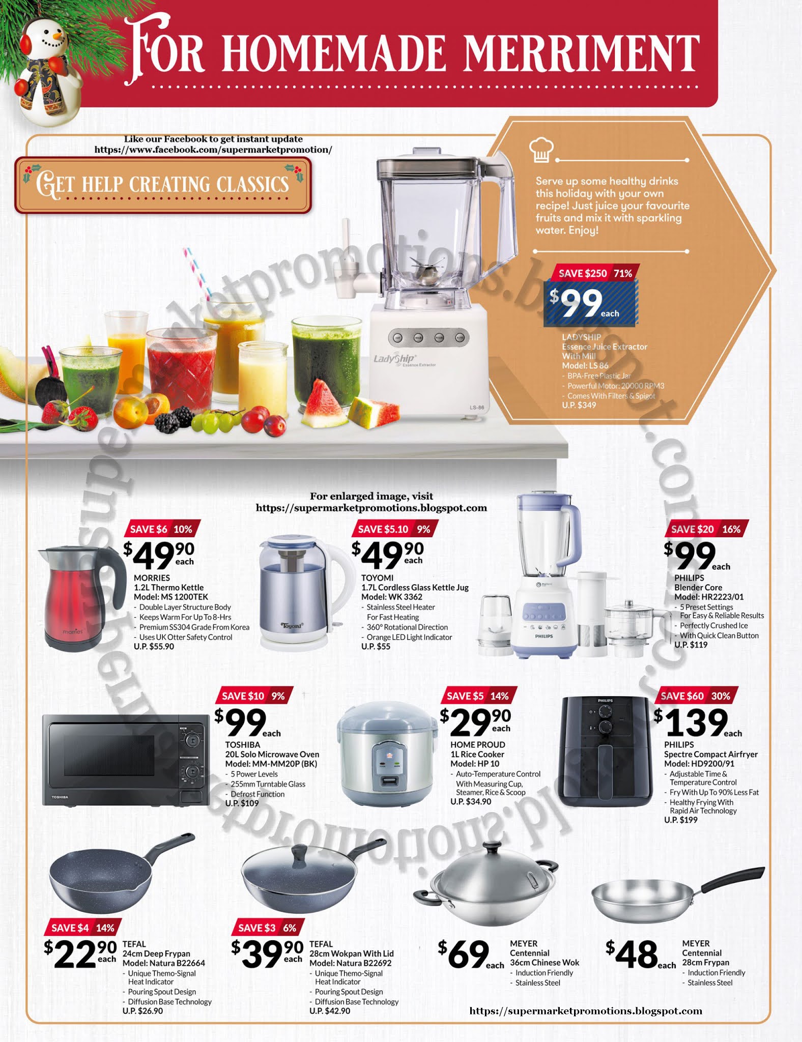 NTUC FairPrice Xtra Christmas Home Appliances Promotion 26 November