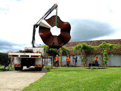 Lump Corten Steel Sculpture