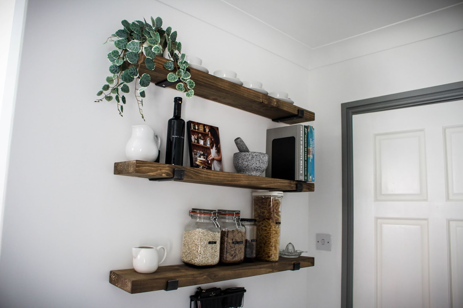 She's A Gentry DIY Rustic Scaffold Shelves
