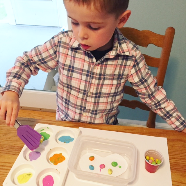 Find the Little Mind Jumping Jelly Bean Painting