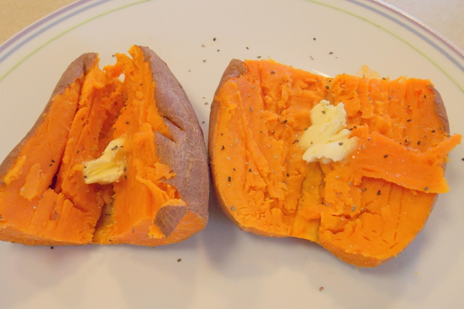 Fantastic Family Recipes: Microwave Sweet Potato (or Yam)