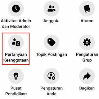 Cara Membuat Pertanyaan Sebelum Masuk Grup Facebook