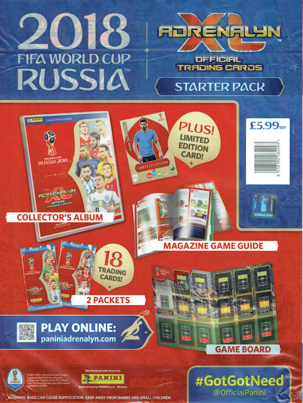 Football Cartophilic Info Exchange Panini Adrenalyn XL FIFA World