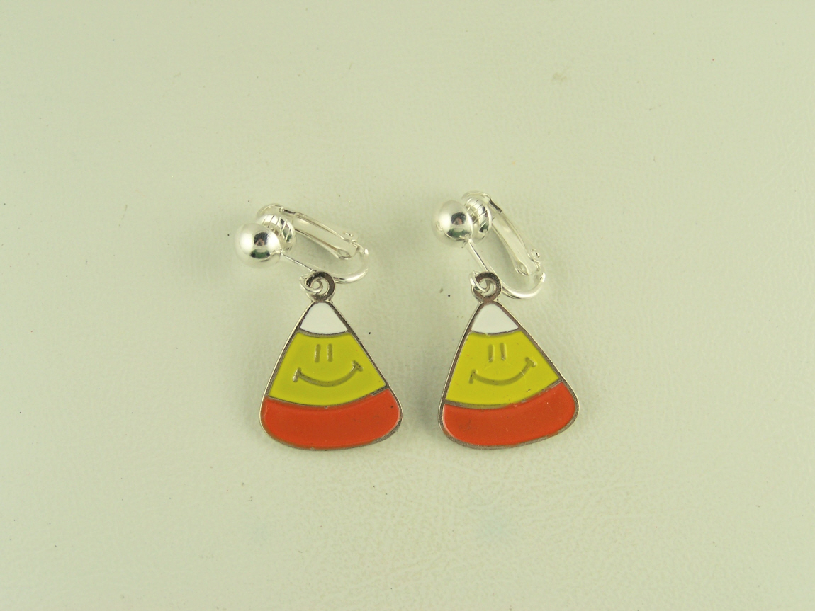 The Clip On Earring Store Stylist Halloween Clip On Earrings Pumpkin