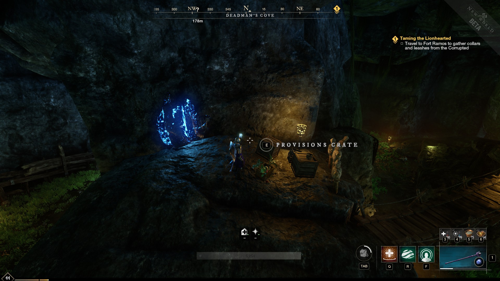 New World Deadman's Cove chest locations