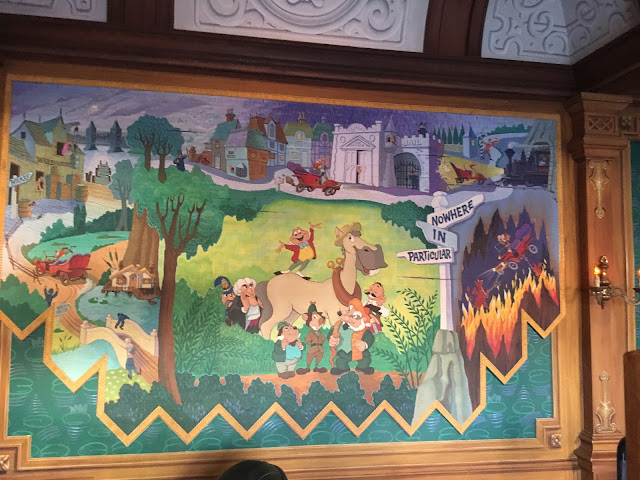 Mr. Toad's Wild Ride Queue Mural Disneyland