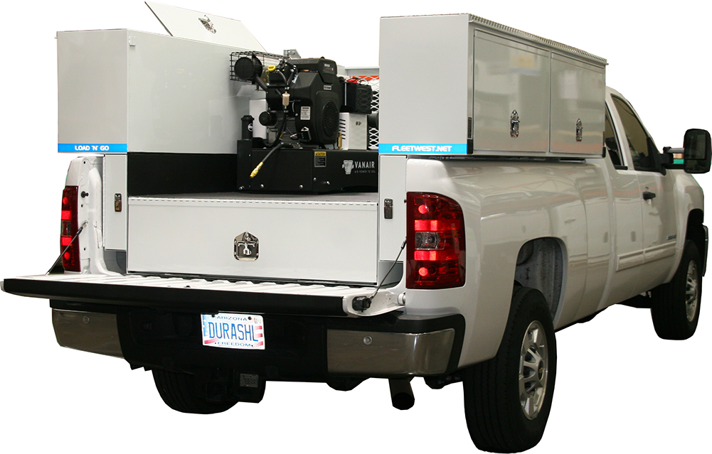 Transferable SlipOn Work Truck Bodies For Standard Pickup Trucks Load