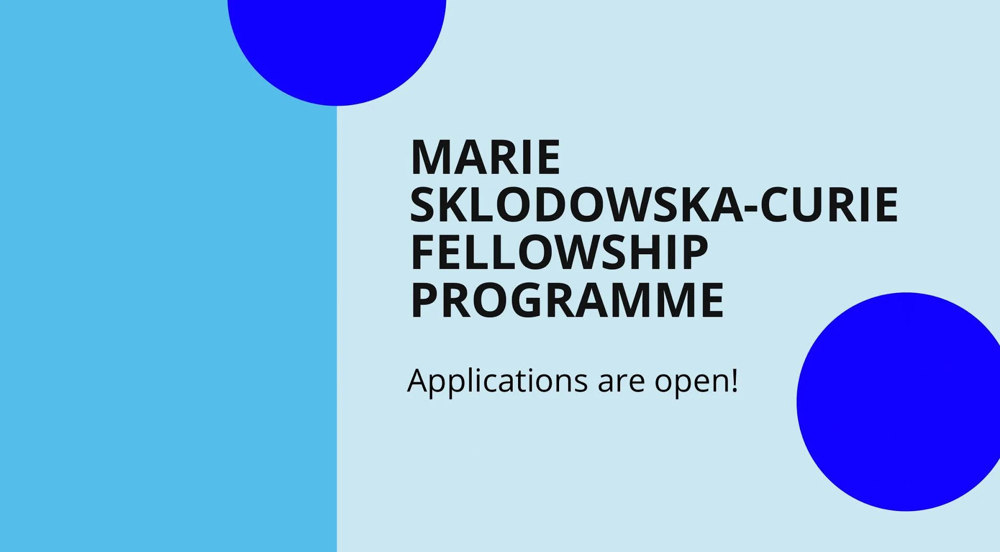 IAEA Marie Sklodowska-Curie Fellowship Programme 2021