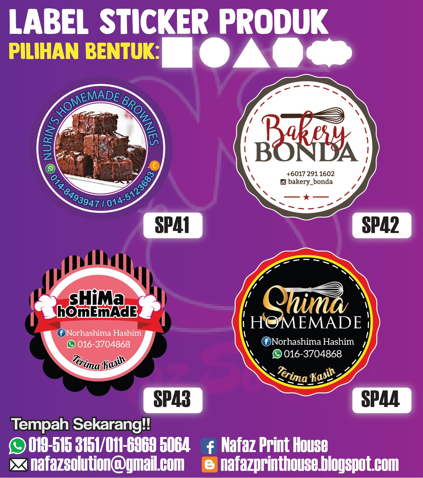 Nafaz Print House Sticker Product