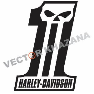 Harley Davidson Dark Custom Svg
