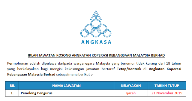 angkasa job