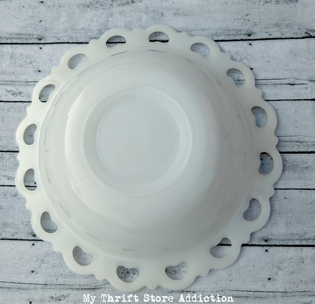 vintage milk glass