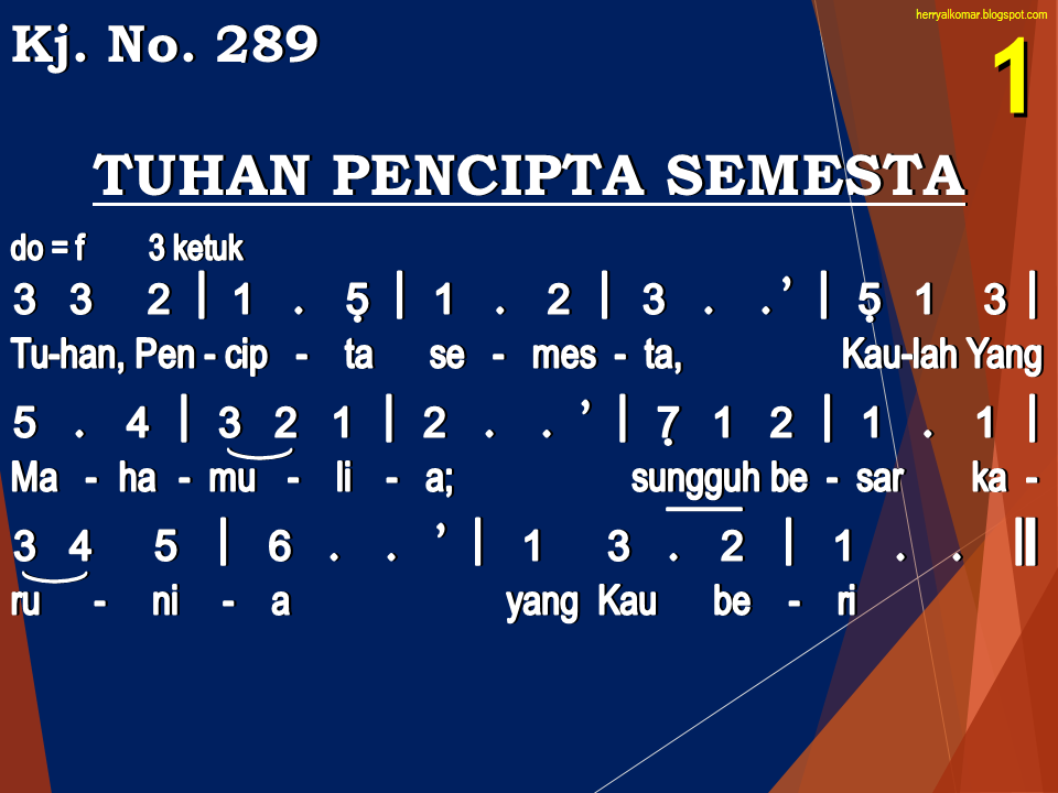 TouRoeroekan: Kidung Jemaat No. 289