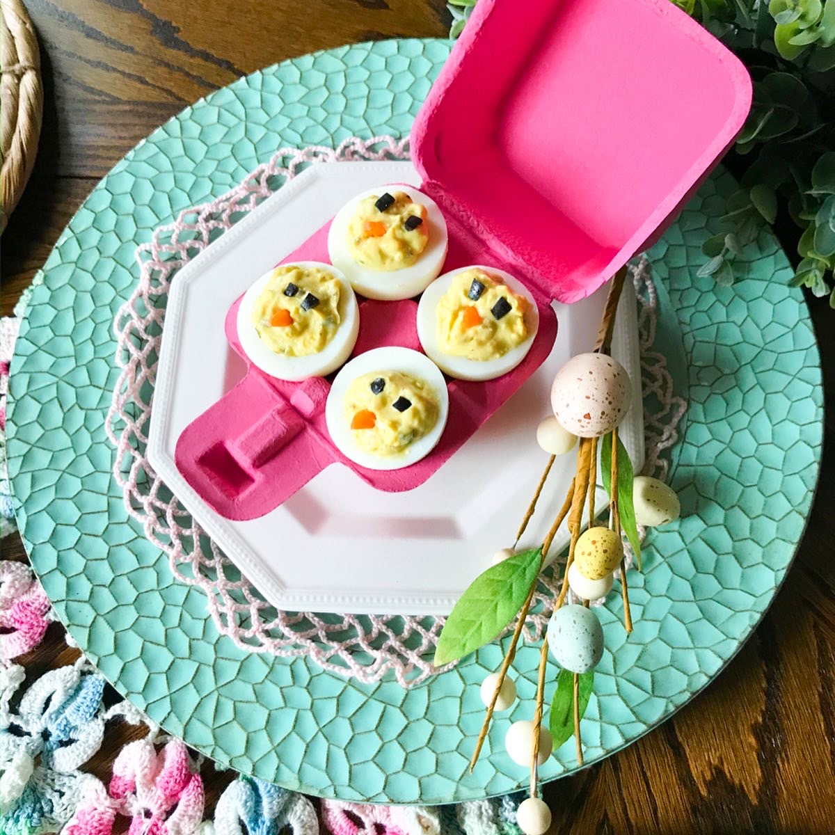 Clover House An Easter Spin on Deviled Eggs How to Make Deviled Egg