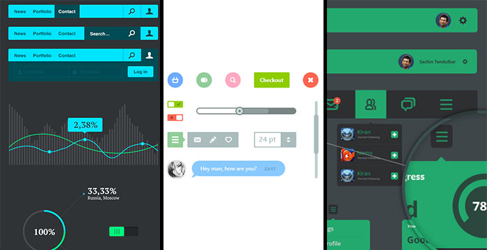 Download Trendy Latest Free UI Kits Download Trendy Latest Free UI Kits