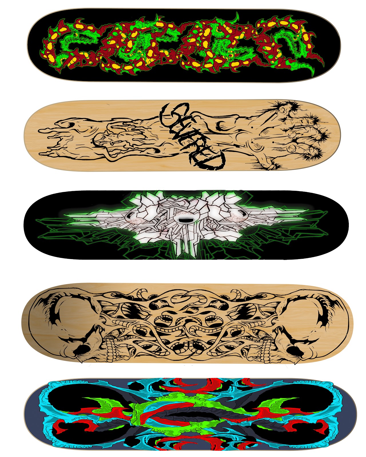 Skateboard Graphics Airbrush Skateboards