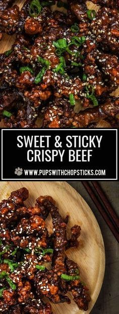 Sweet and Sticky Crispy Beef