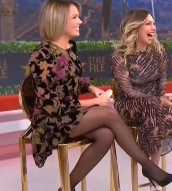 Celebrity Legs and Feet in Tights Dylan Dreyer`s Legs and Feet in Tights
