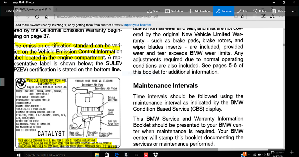 BMW failed smog due to carbon buildup, SULEV (PZEV) extended warranty