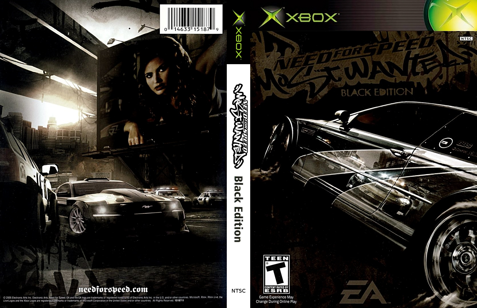 XBOX REALM XBOX 1 CLASSIC Need For Speed Most Wanted Black Edition