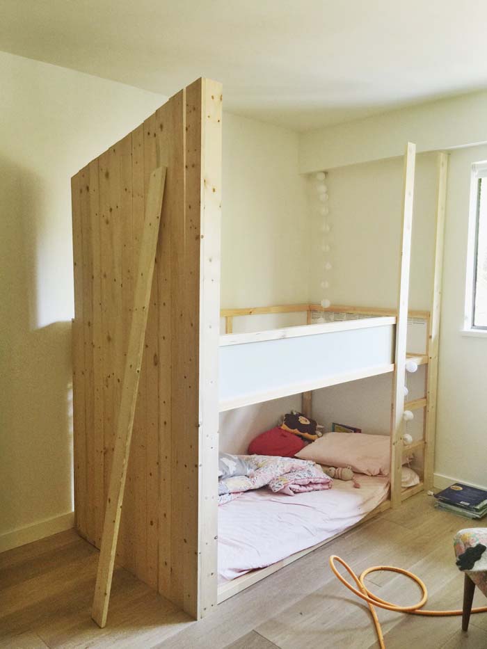 Ikea Hack Kid S Bedroom Bunk Fort Poppytalk