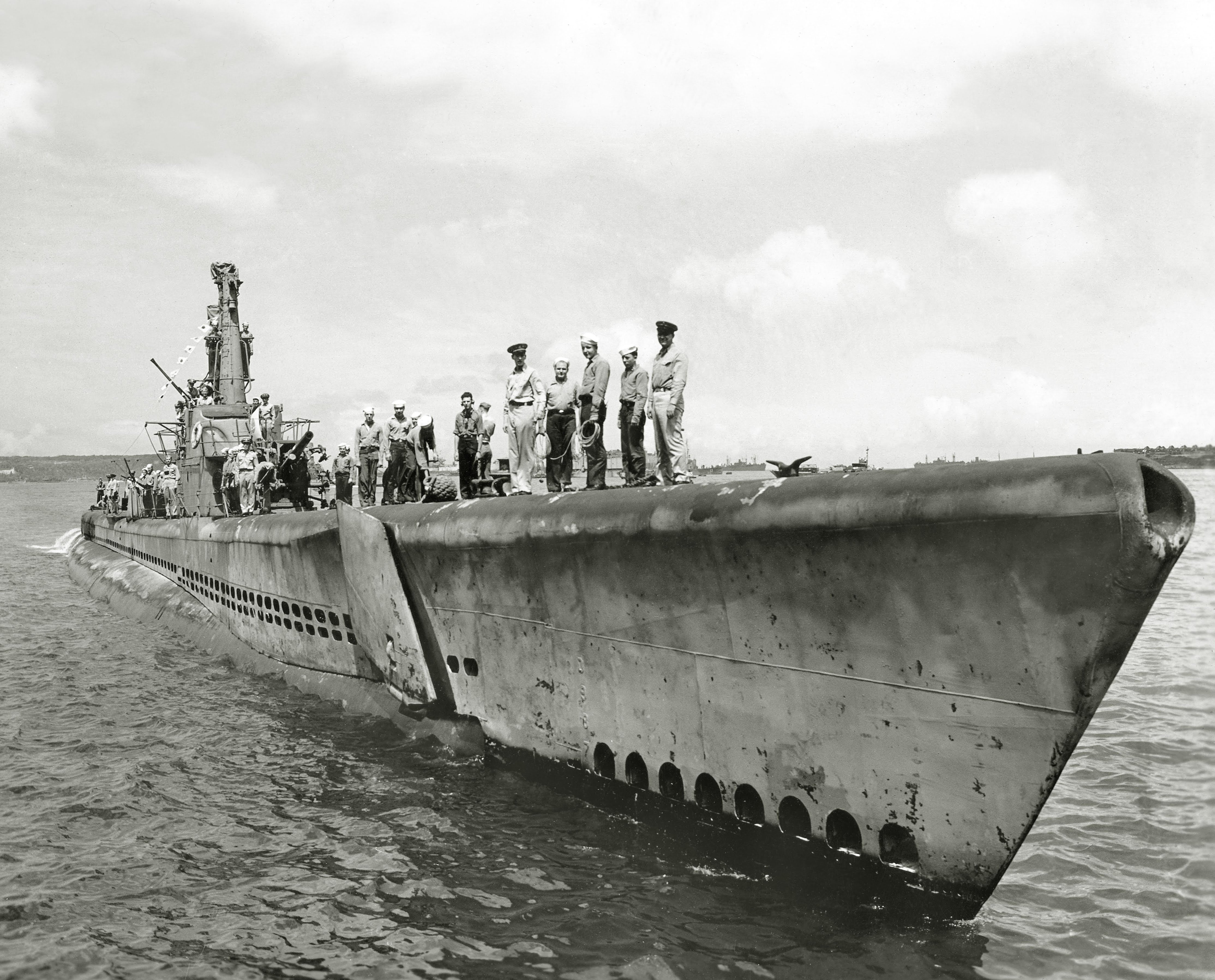 The lead ship of the United States Navy's Balaoclass submarines USS
