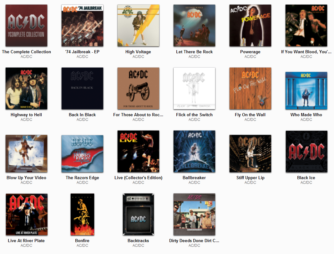 AC/DC - The Complete Collection [iTunes Plus AAC M4A] - PSXDB