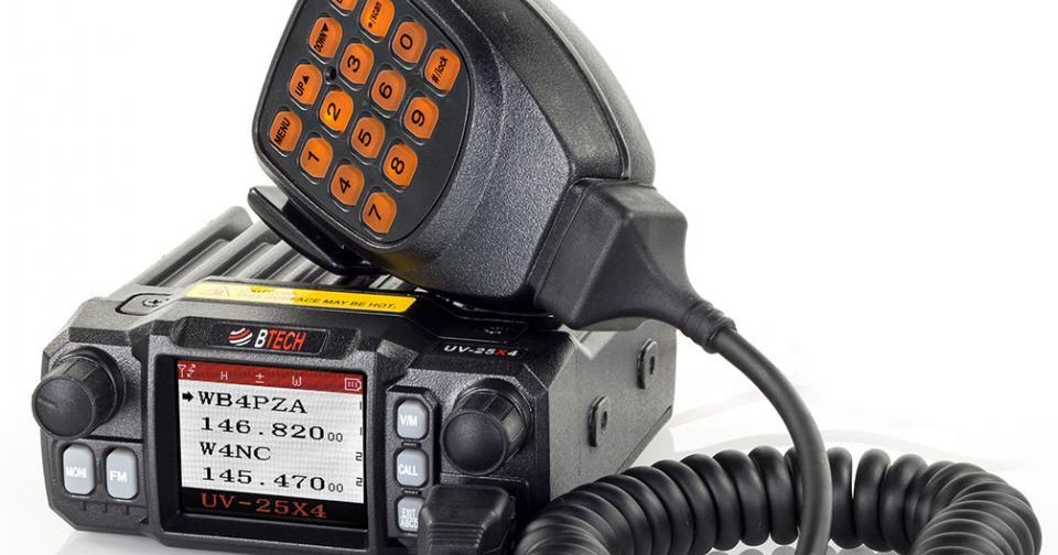 Manual do rádio Baofeng Btech UV25X2, UV 25X4, ou UV50X2.
