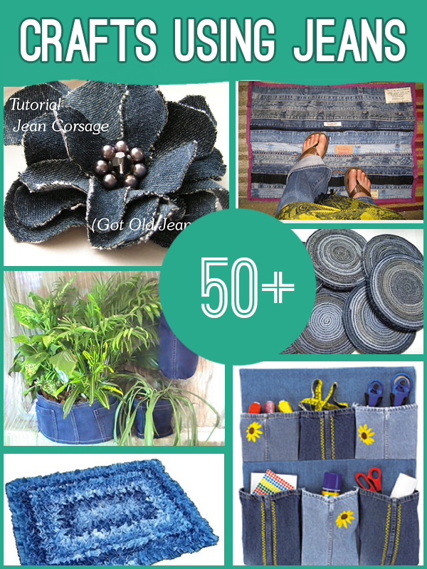 Ideas & Products 50+ Things to Make From Old Jeans