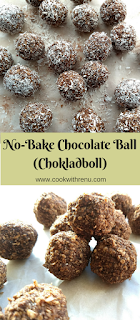 No-Bake Chocolate Ball (Chokladboll) - Cook With Renu