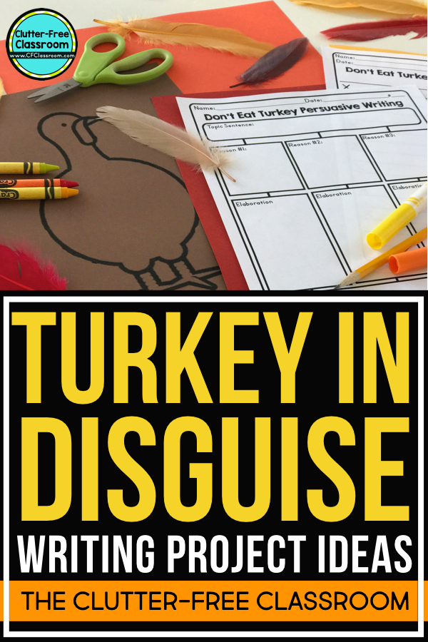 The Turkey in Disguise project is a fun activity for kids that makes a great bulletin board. If you need a family project letter, writing examples, rubric or ideas you'll find them here. This creative craft is a great lesson to pair with the books Turkey Trouble, Twas the Night Before Thanksgiving or Run, Turkey Run or just have students use the template to outline a descriptive or persuasive story. This post includes a free printable and links to writing paper and more. The Turkey in Disguise project is a fun activity for kids that makes a great bulletin board. If you need a family project letter, writing examples, rubric or ideas you'll find them here. This creative craft is a great lesson to pair with the books Turkey Trouble, Twas the Night Before Thanksgiving or Run, Turkey Run or just have students use the template to outline a descriptive or persuasive story. This post includes a free printable and links to writing paper and more.