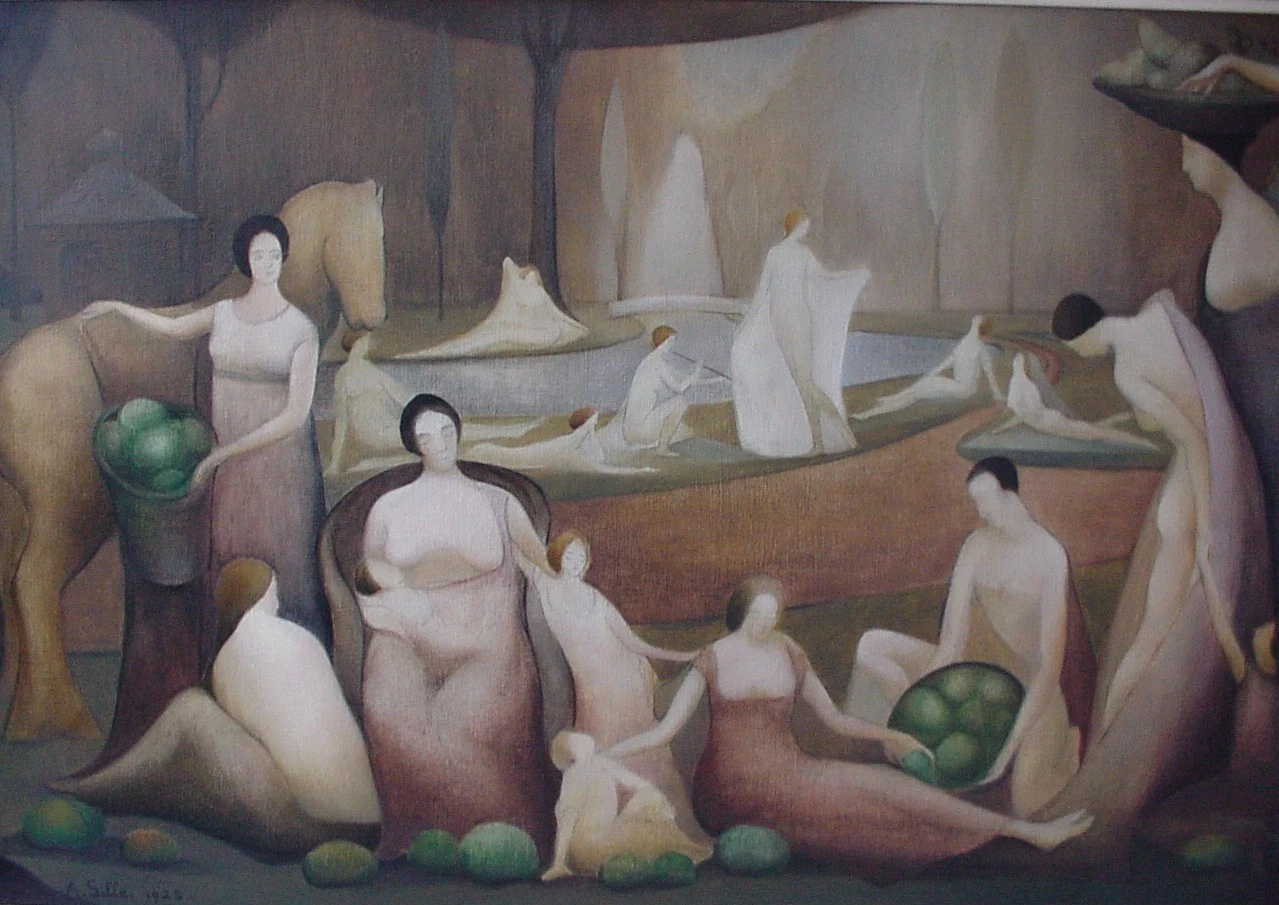 August Gillé 1892-1989 | Belgian painter and sculptor