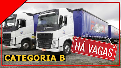 vaga para motorista categoria b