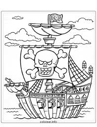 Pirate Ship coloring page