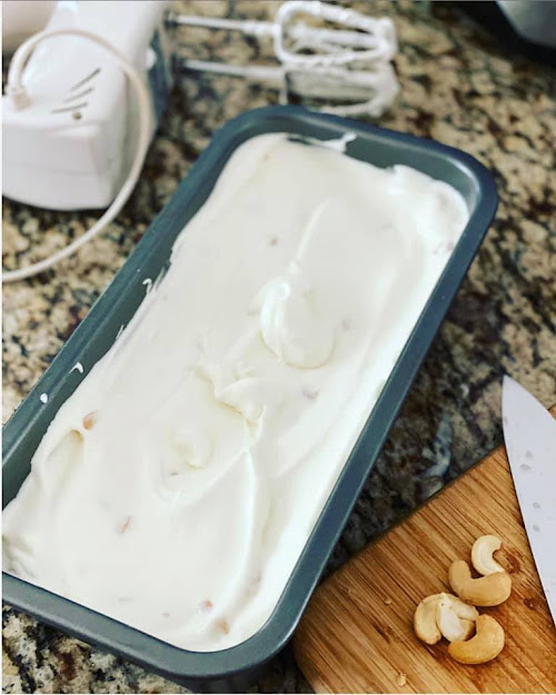 Meals in Heels Baseball Nut Ice Cream Homemade