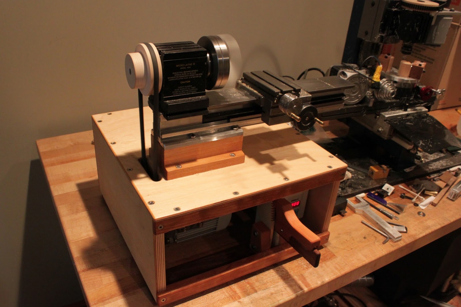 aerialcopper Taig Lathe Box and Motor