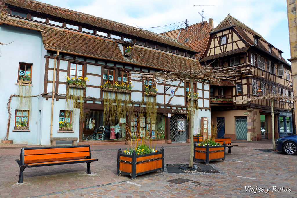 Casas típicas de Obernai, Alsacia