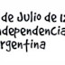 Láminas para colorear Día de la Independencia Argentina