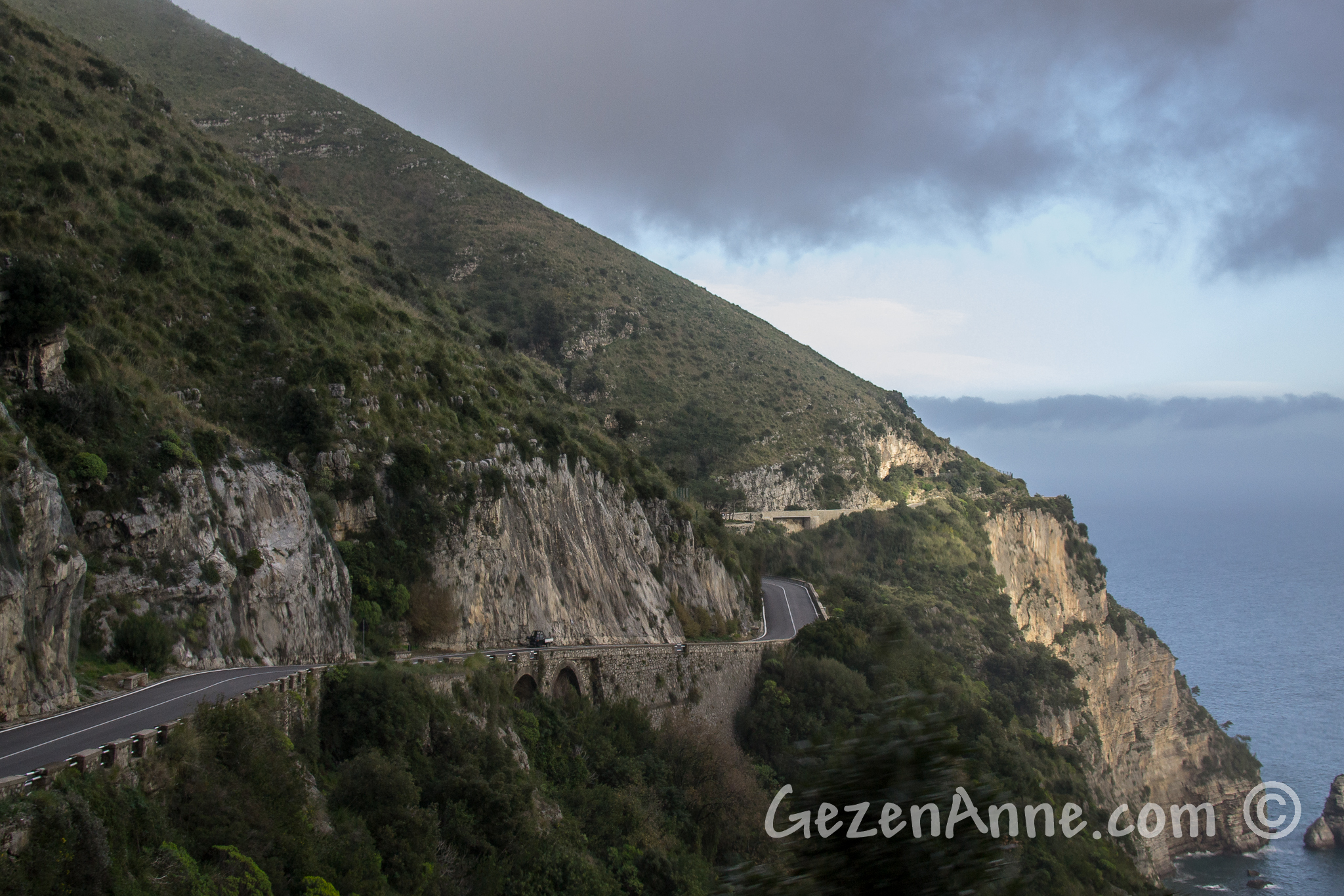 Roads on the Amalfi Coast