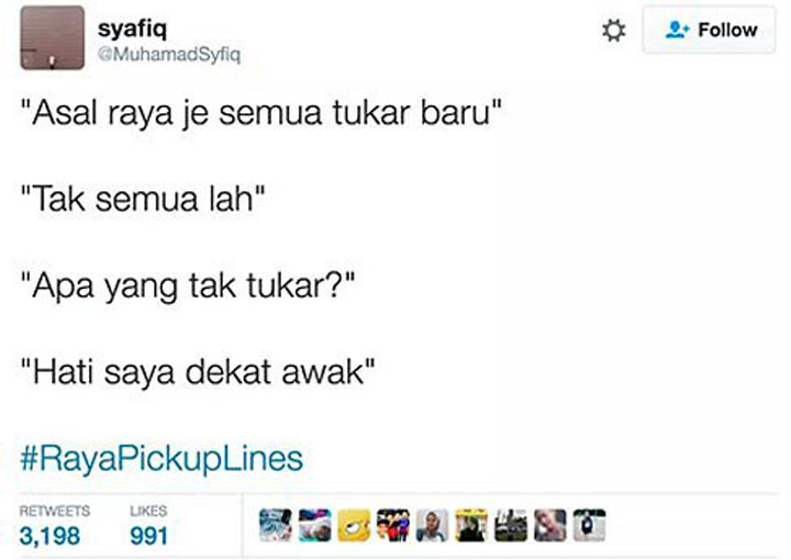 Pickupline padu