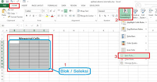 Mewarnai Cell Kosong di excel
