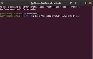 Anaconda linux install