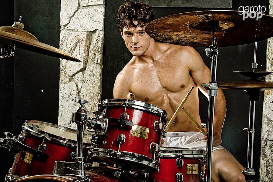 Shirtless Sexy Boys Beautiful Drummer Ronan
