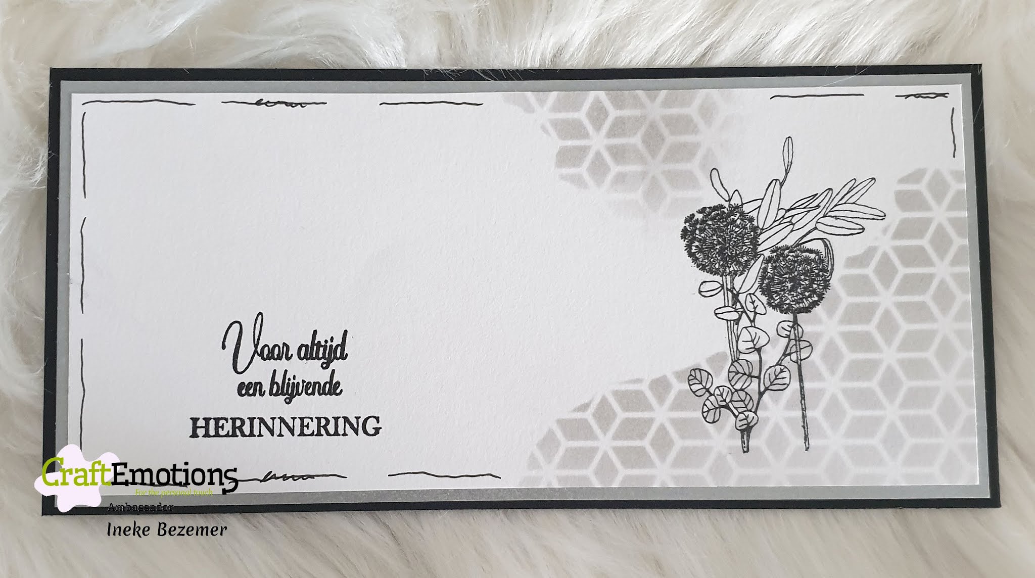 Ineke"s Creations: In gedachten bij jullie