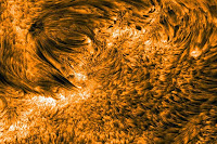 Sunspots close up